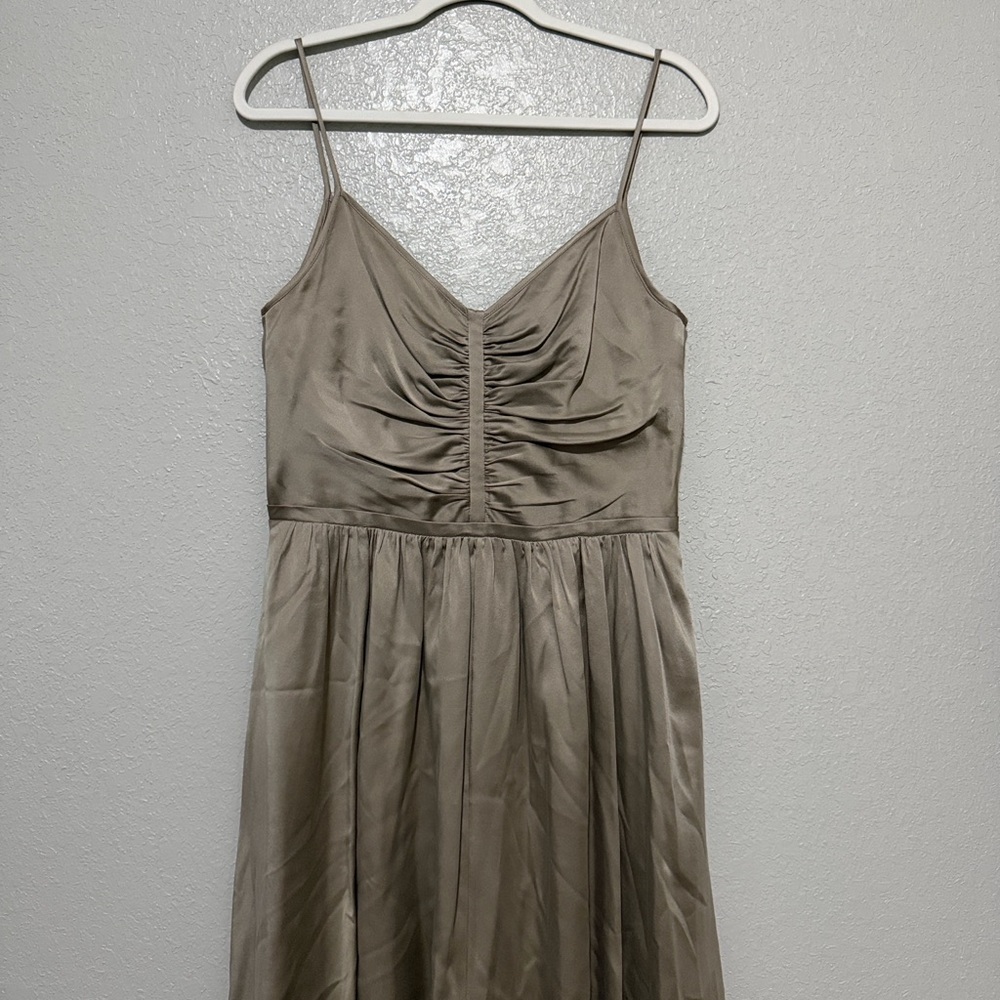 Banana Republic Taupe Midi Dress